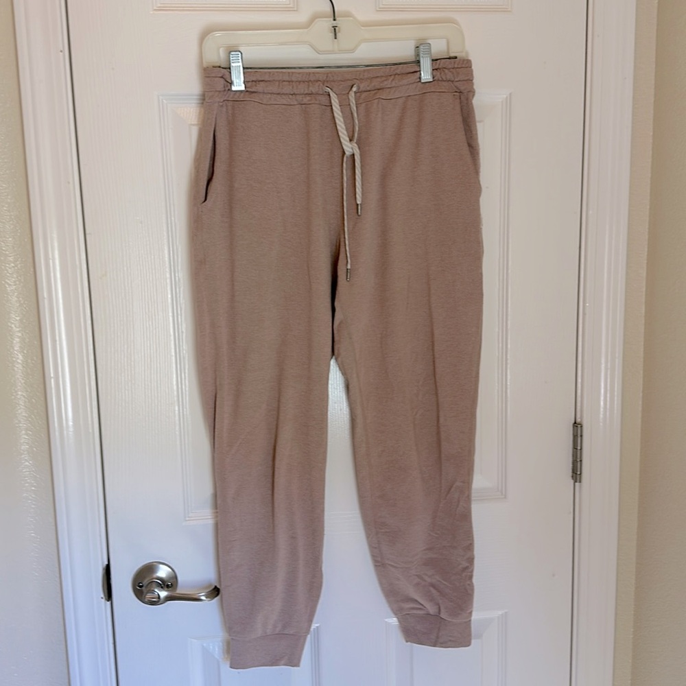 Vuori performance joggers, blush pink (no longer available on website), small